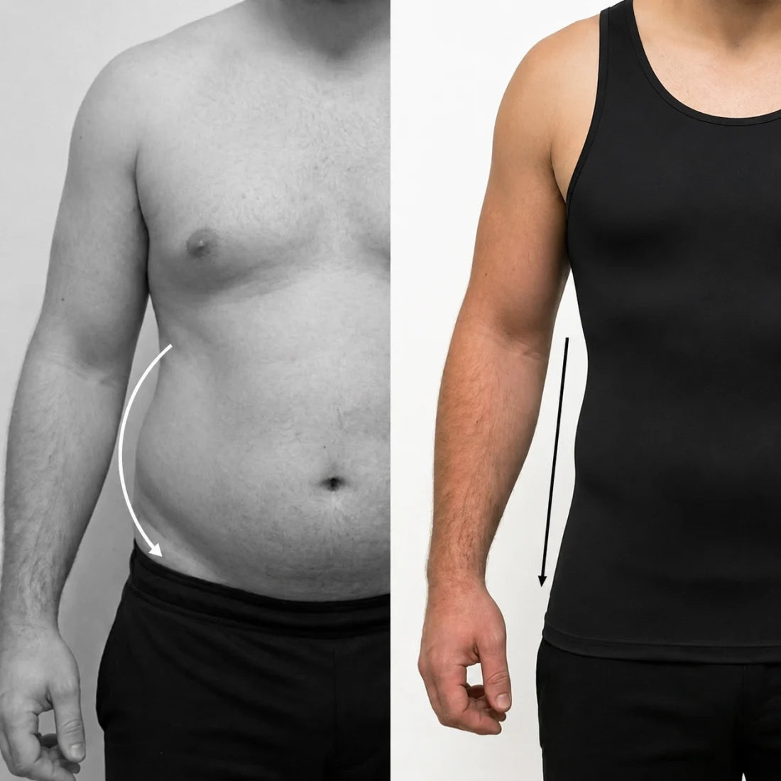 Goodbye man boobs & love handles.
